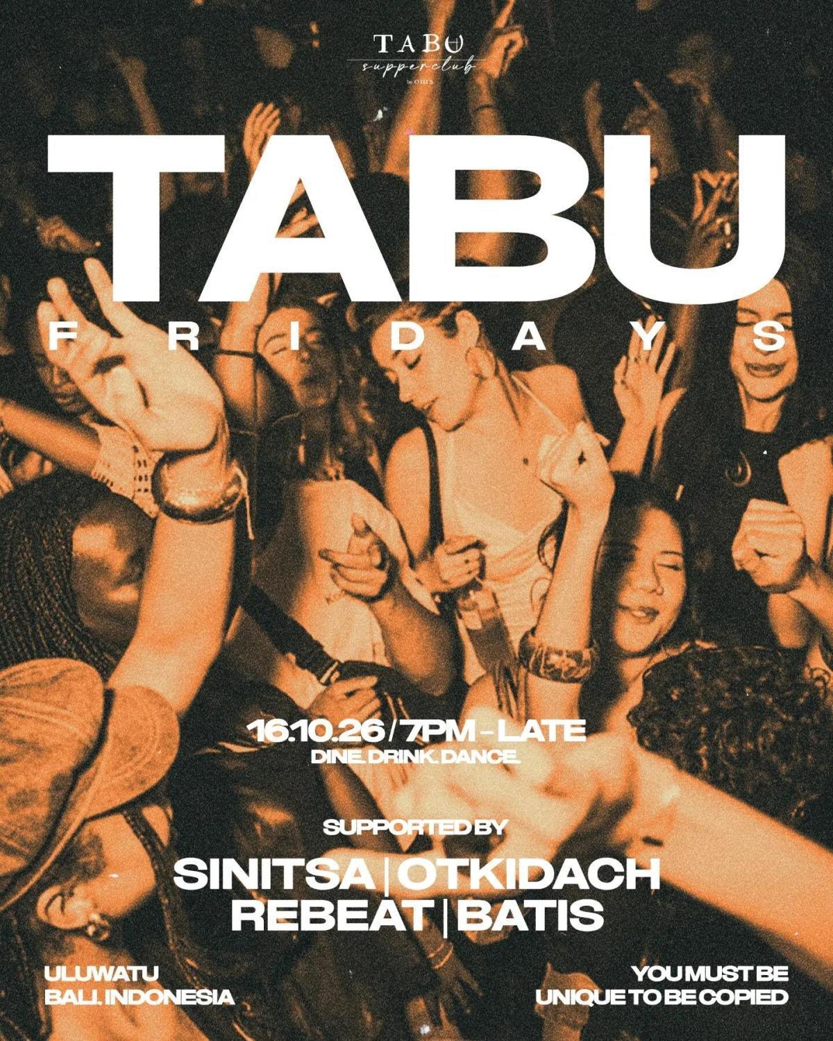 Totem Society at Tabu Bali Totem Society at Tabu Bali