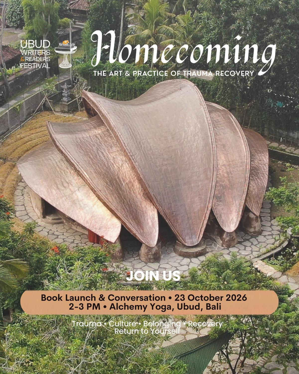 Homecoming Book Launch at Alchemy Ubud Homecoming Book Launch at Alchemy Ubud