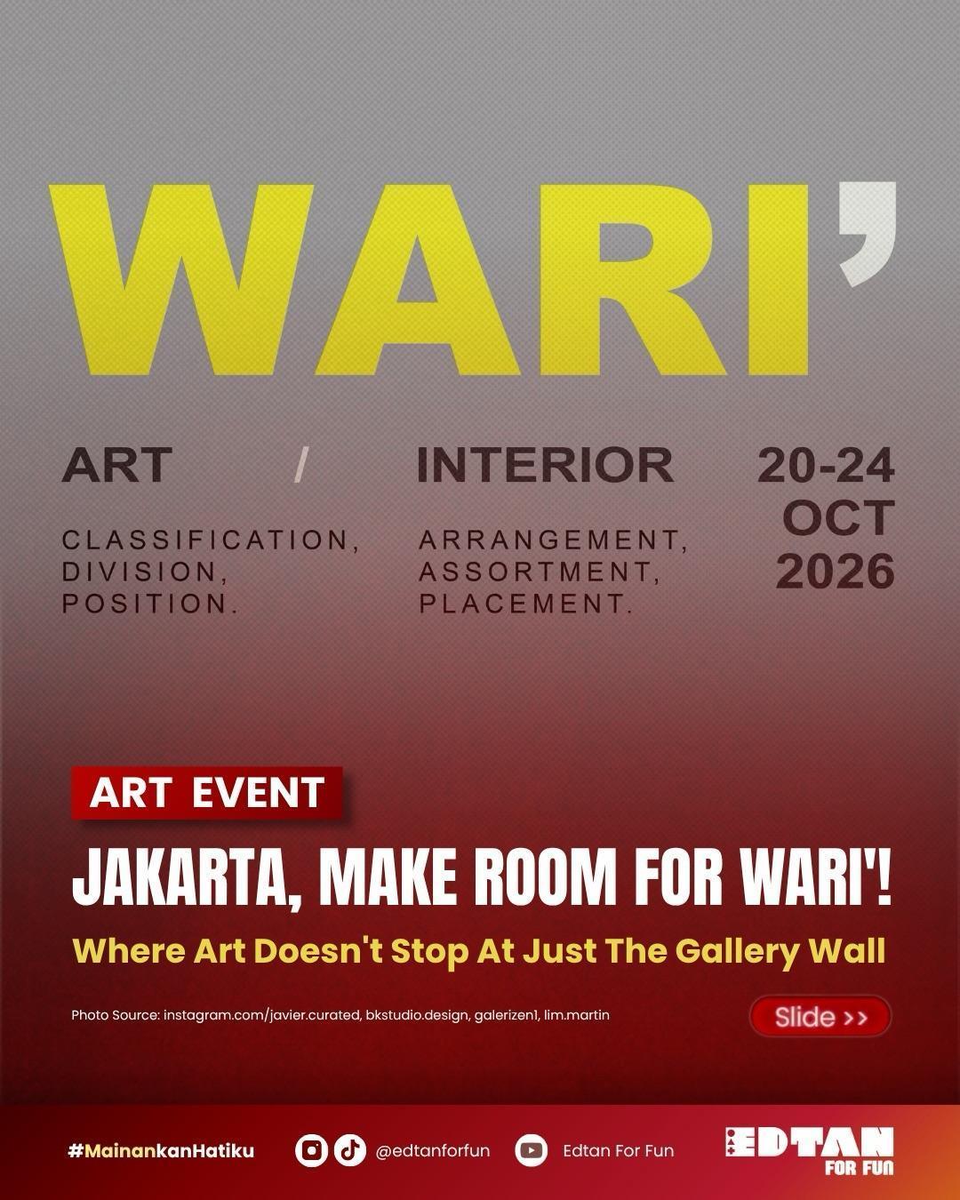 WARI’ Art/Interior 2026 at Galerizen1 WARI’ Art/Interior 2026 at Galerizen1