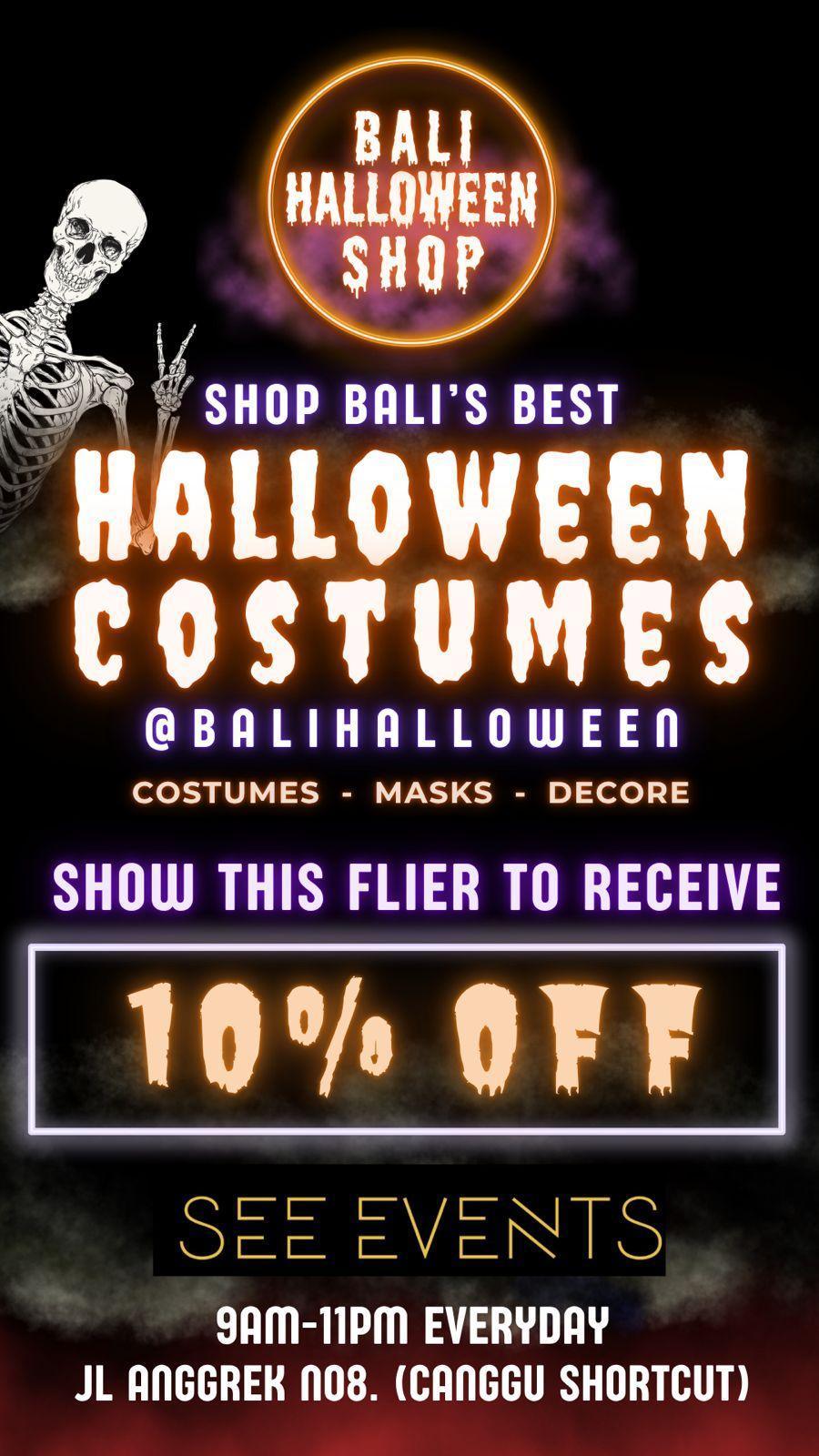 Contact Lenses at Bali Halloween Shop by Bad Influence