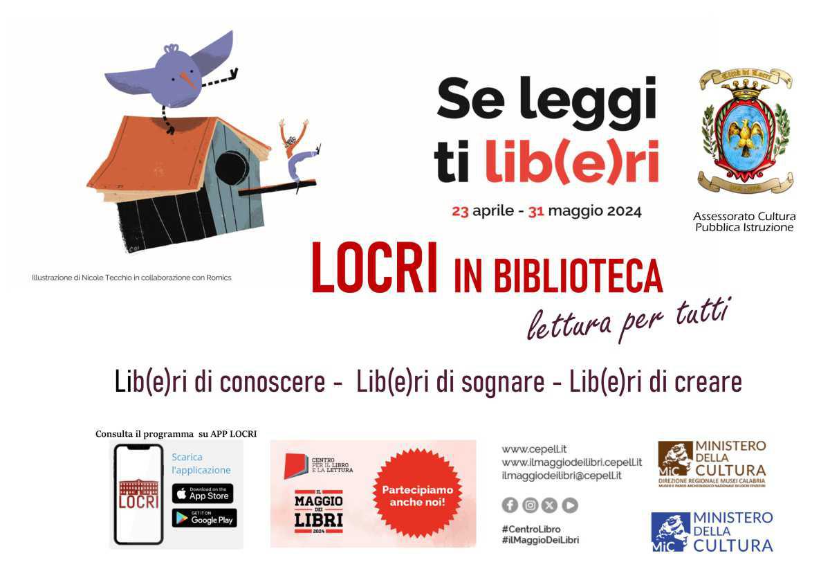 Anna Maria Deodato e Caetano Catalani presentano "Le avventure di Balù" - Se Leggi ti Lib(e)ri - Locri in Biblioteca (inizio ore 10:00)
