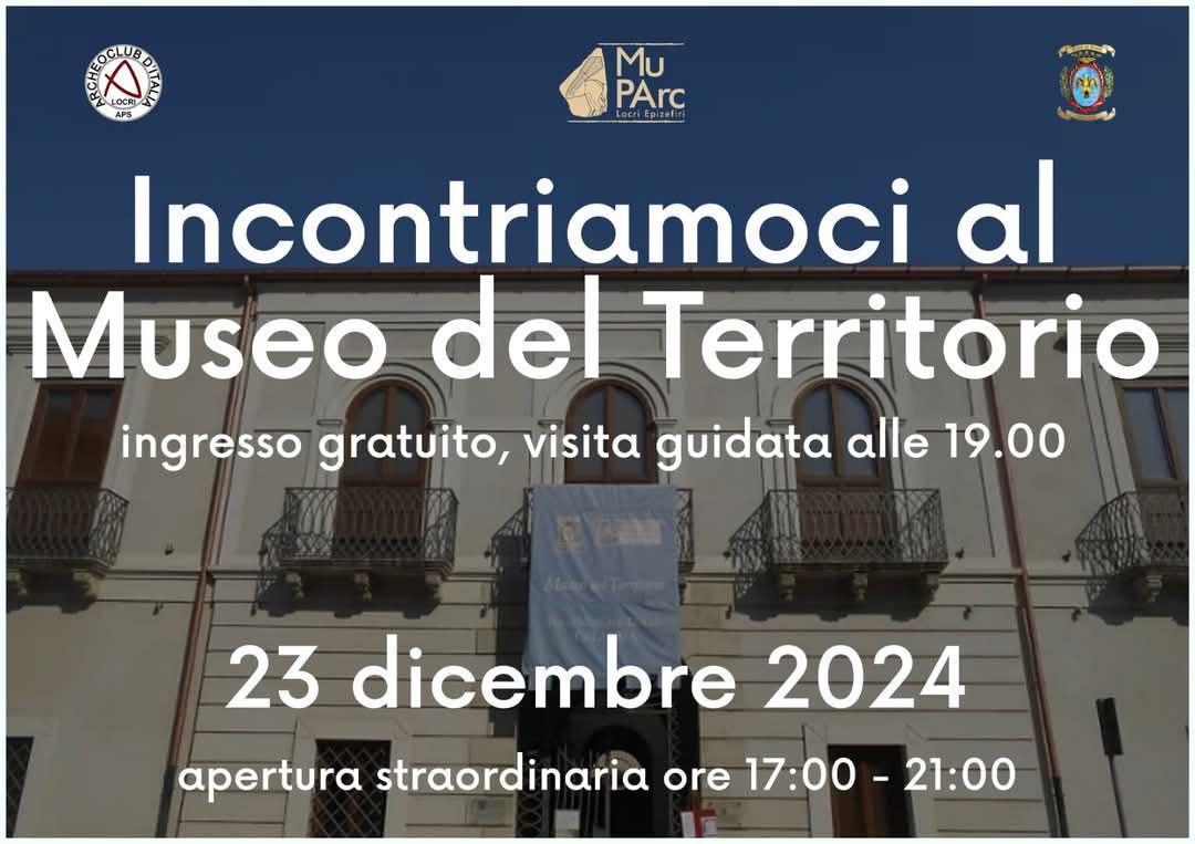 Incontriamoci al Museo del Territorio