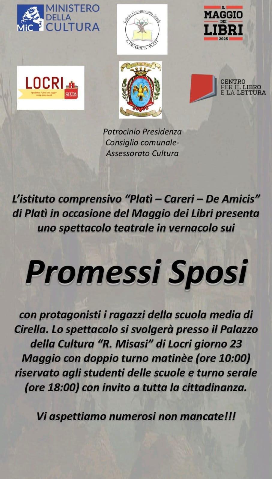 “I promessi Sposi” (inizio ore 18.00)