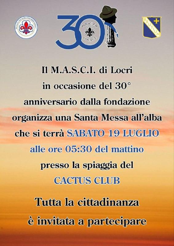 Santa Messa all'Alba (inizio ore 05.30)