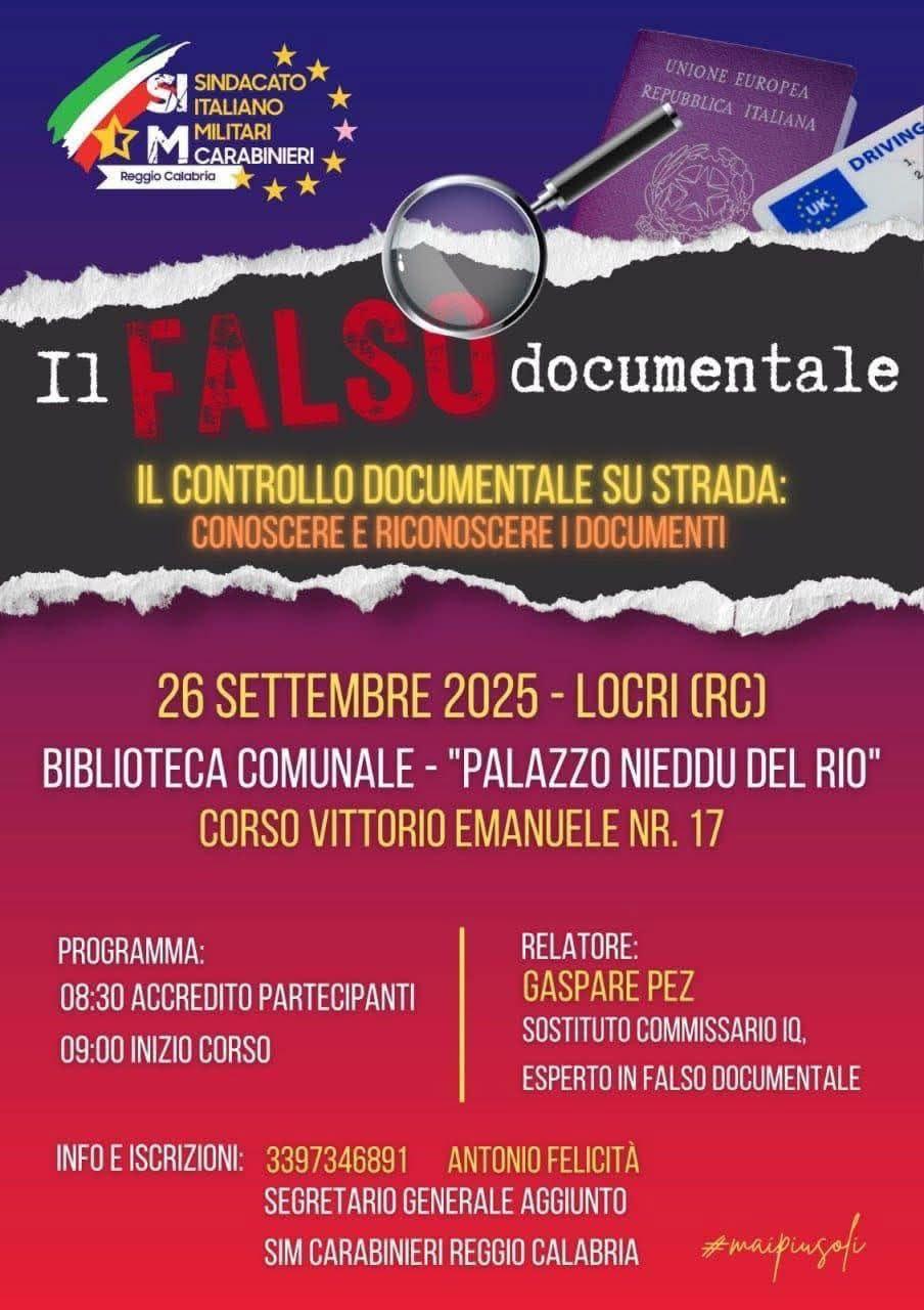 Il Falso Documentale (inizio ore 8:30)