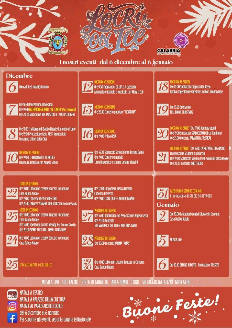 Locri On Ice Sweet - Apertura stand (inizio ore 17:00)