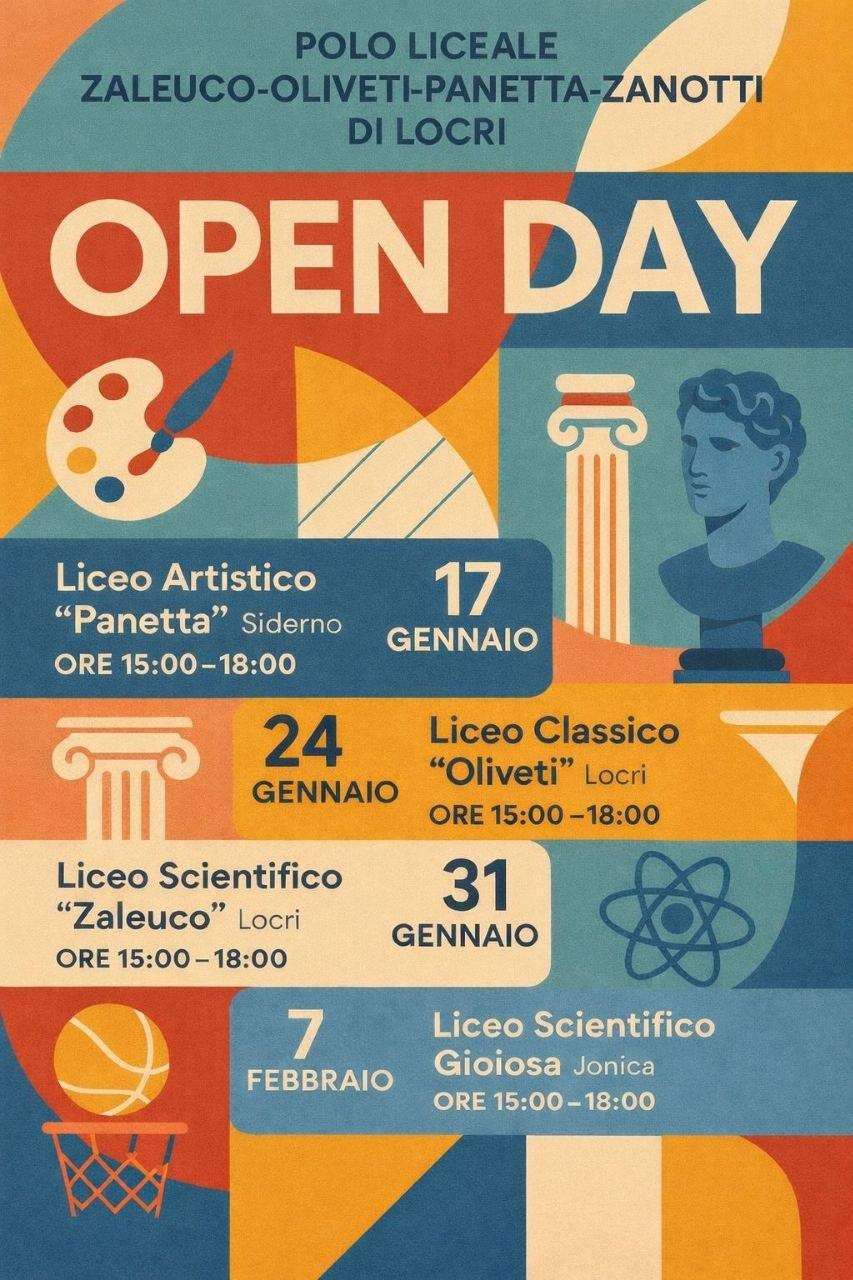 Open Day (ore 15.00 - 18.00)