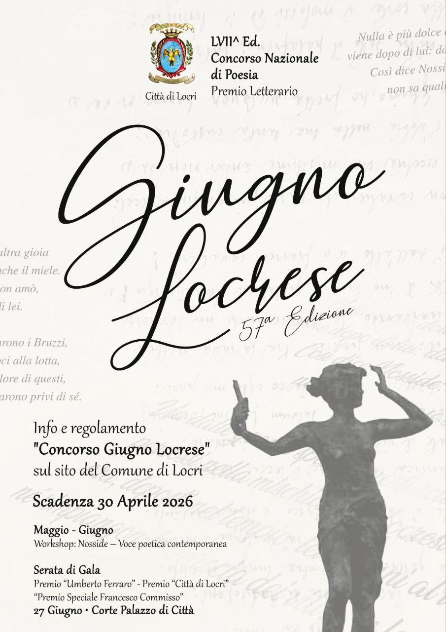 Serata di Gala - Premio "Umberto Ferraro" - Premio "Città di Locri" - "Premio Speciale Francesco Commisso" Giugno Locrese - 57ª edizione