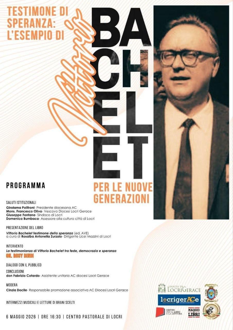 "Testimone di speranza". L'esempio di Vittorio Bachelet per le nuove generazioni (inizio ore 16.30)
