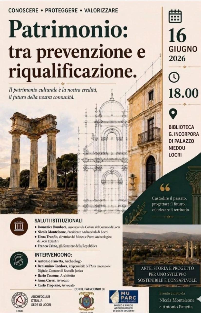 Patrimonio: tra prevenzione e riqualificazione (inizio ore 18.00)