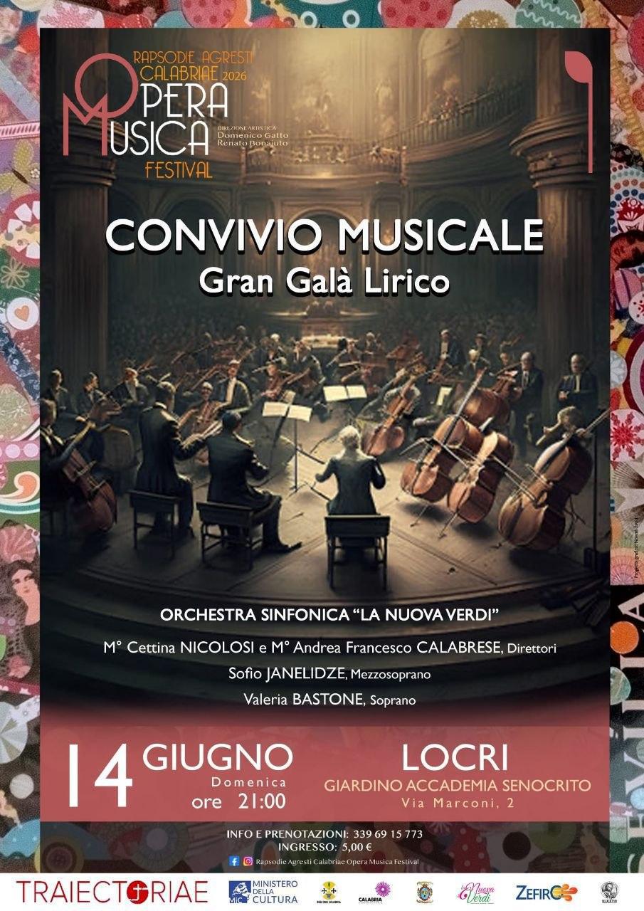 Convivio Musicale - Gran Galà Lirico (inizio ore 21.00)