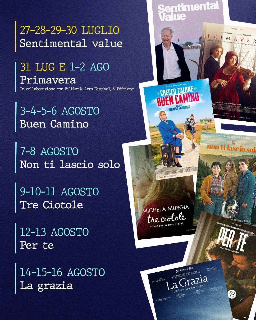 Per Te - Cinema sotto le Stelle (inizio ore 21:30)