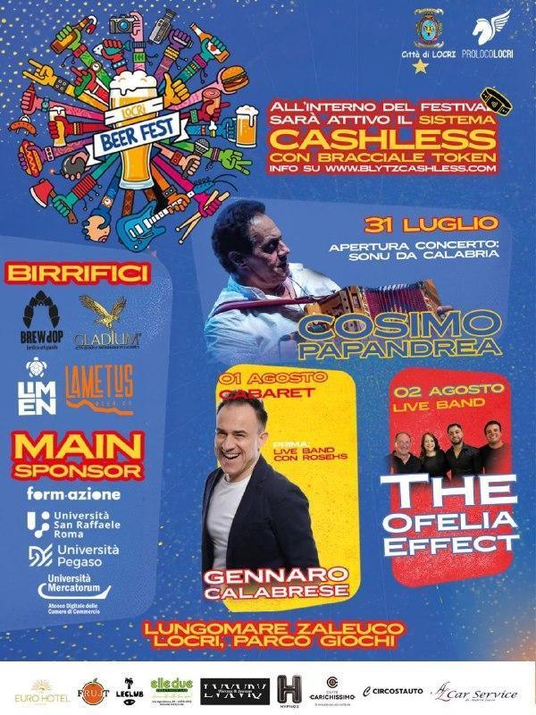 Festa della Birra - Live Band The Ofelia Effect (dalle ore 22.00)