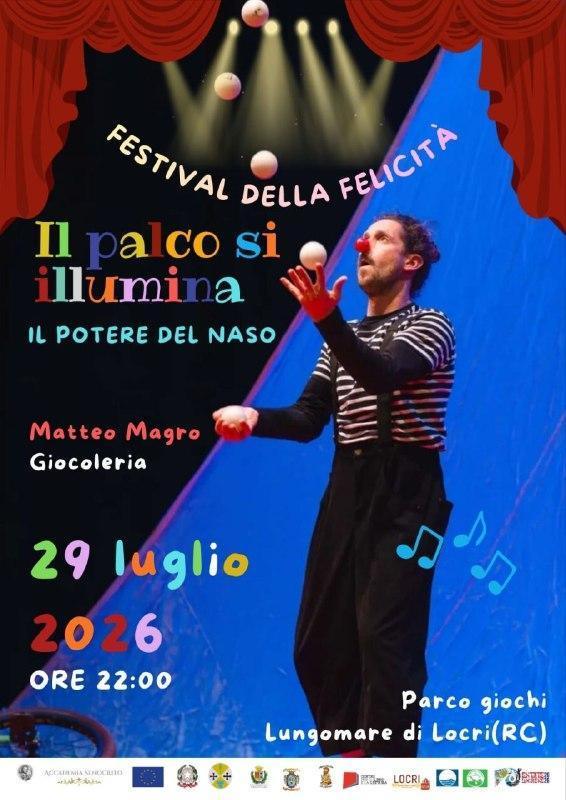 Festival della felicità: "II palco si illumina" - Il potere del naso (dalle ore 22.00)