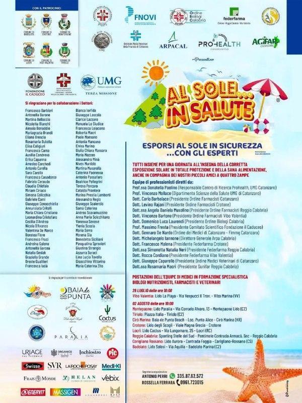 Al sole...in Salute (Inizio ore 10.00)