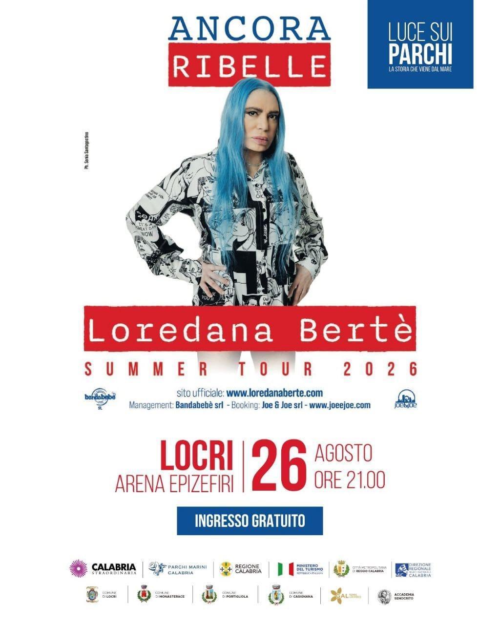 Summer tour Loredana Bertè (Inizio ore 21.00)