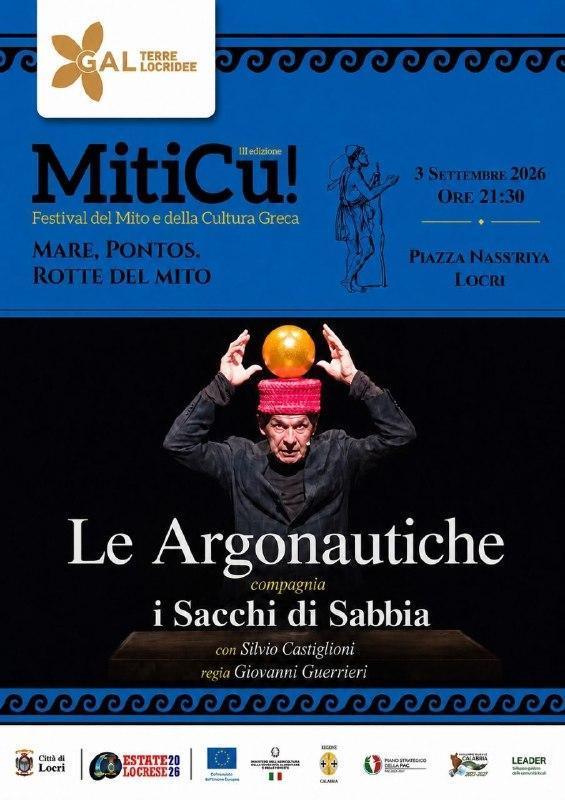 Le Argonautiche - Miticu. Festival del Mito e della Cultura Greca (inizio ore 21:30)
