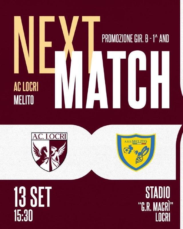 AC Locri - Melito (inizio ore 15:30)