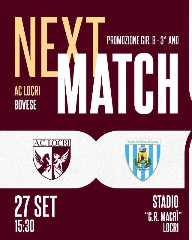 AC Locri - Bovese (inizio ore 15:30)
