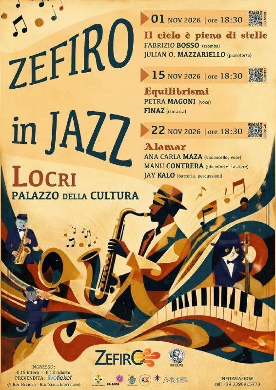 Zefiro in Jazz - II cielo è pieno di stelle (start h. 18:30)