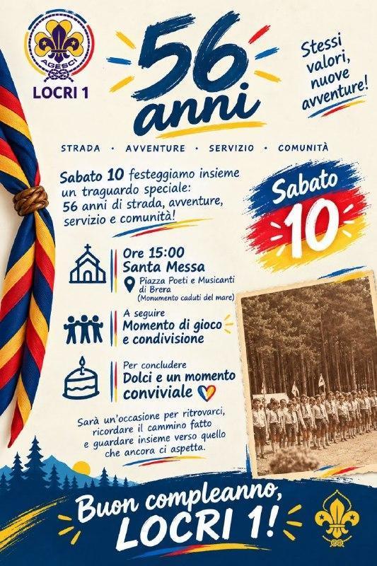 56 anni di strada, avventure, servizio e comunità (dalle ore 15.00)