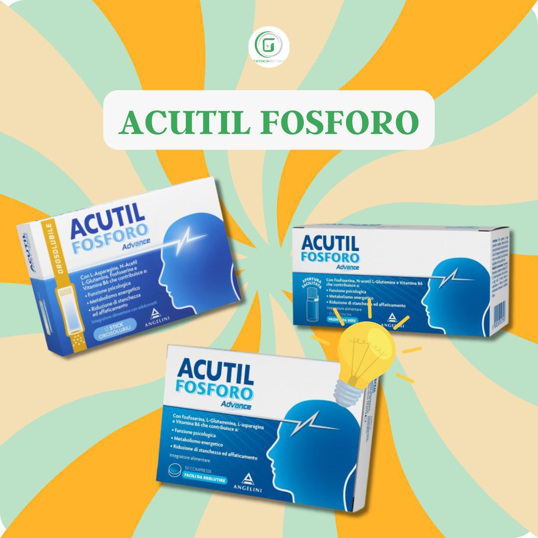 𝗥𝗶𝗲𝗻𝘁𝗿𝗼 𝗮 𝘀𝗰𝘂𝗼𝗹𝗮 𝗼 𝗮𝗹 𝗹𝗮𝘃𝗼𝗿𝗼? Acutil Fosforo!