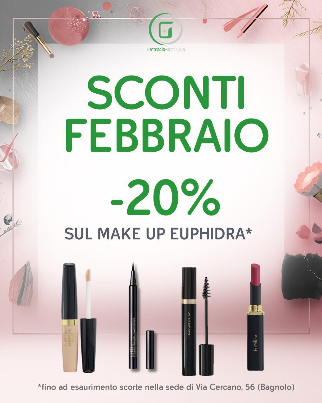 💄Promo -20% trucchi Euphidra 