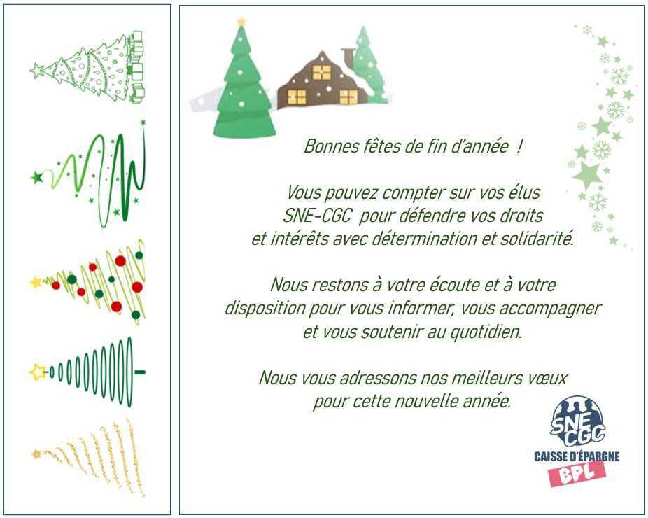 Bonnes fêtes de fin d'année !