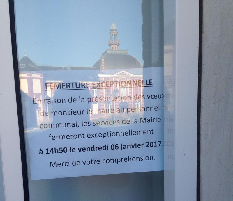 Voeux du maire-candidat au personnel municipal