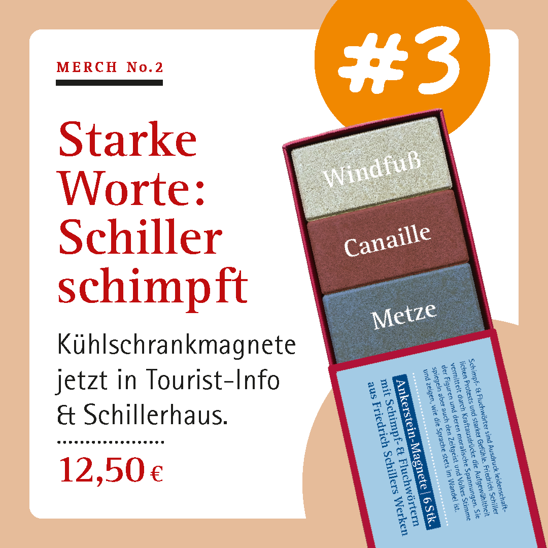 Merch No. 3: Schiller Schimpft