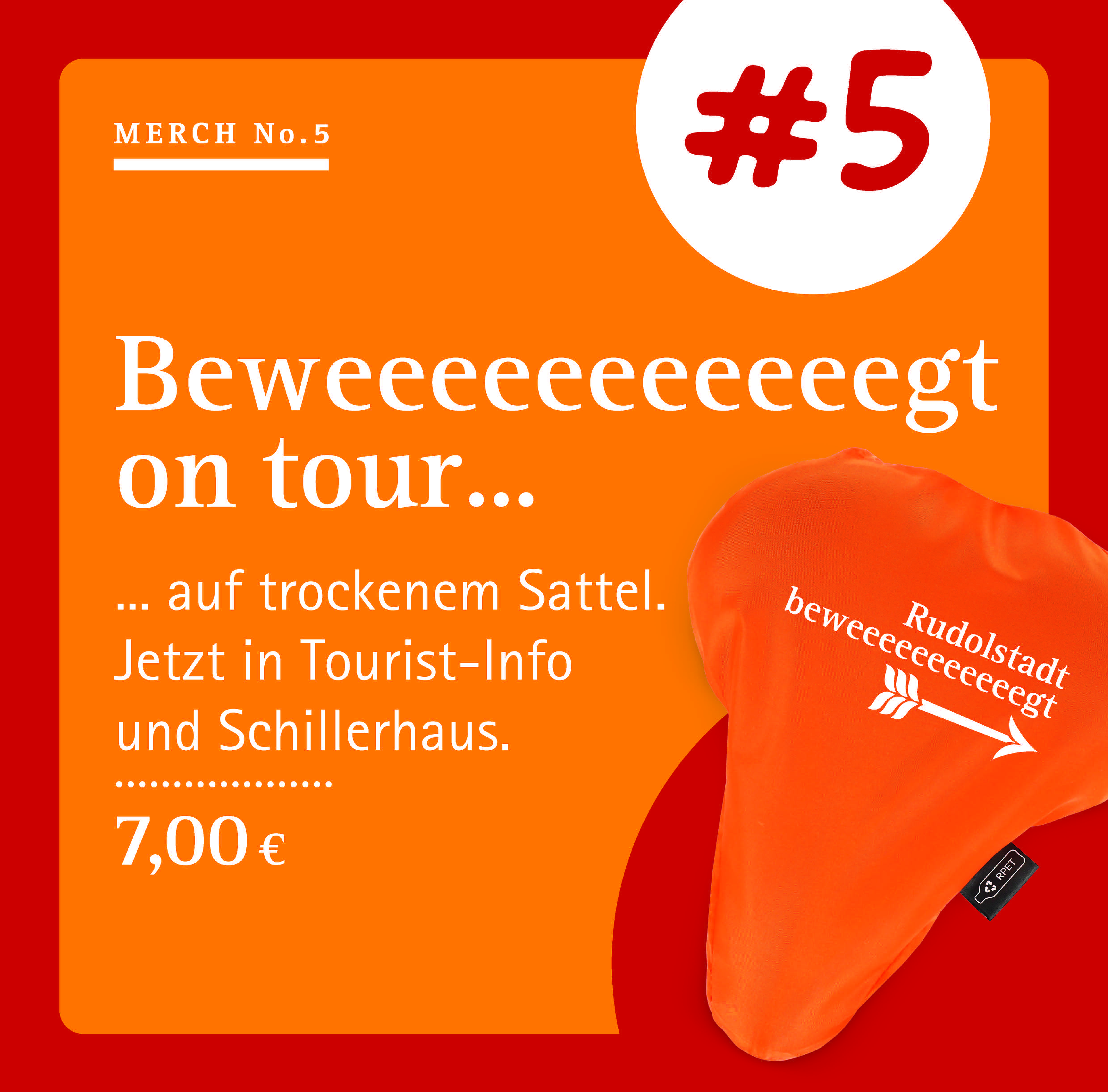 Merch No. 5: Schutzbezug Fahrradsattel