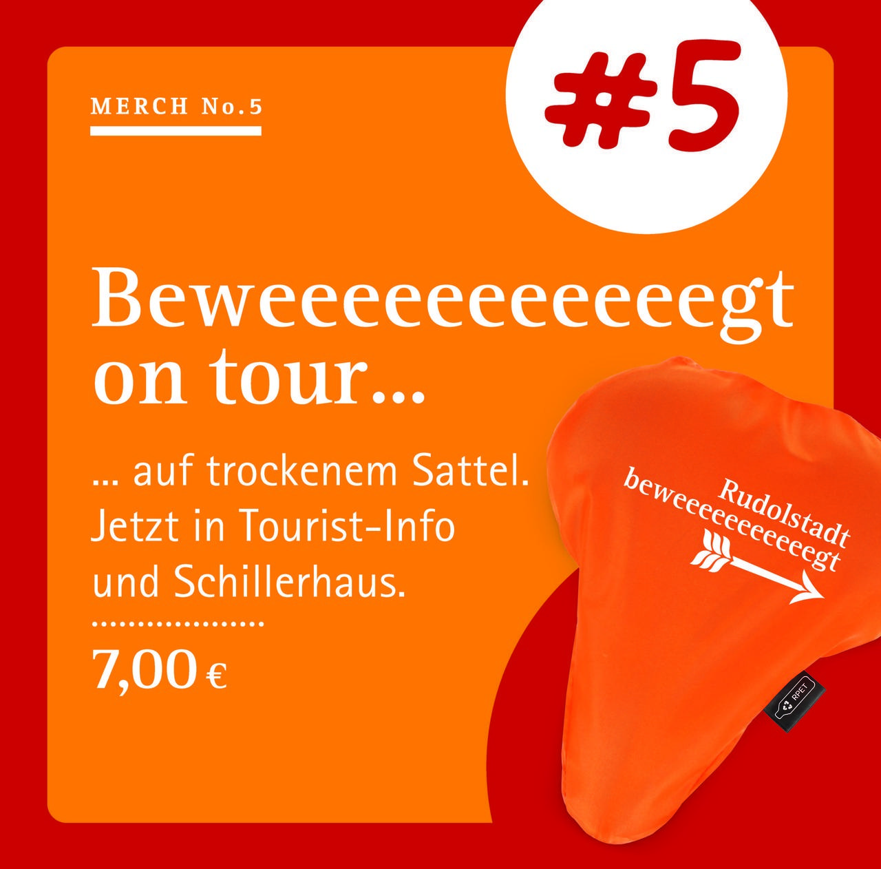 Merch No. 5: Schutzbezug Fahrradsattel