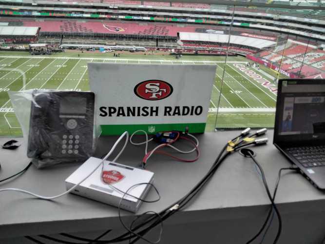 Barix da vida a las transmisiones en español para los juegos de fútbol de los San Francisco 49ers