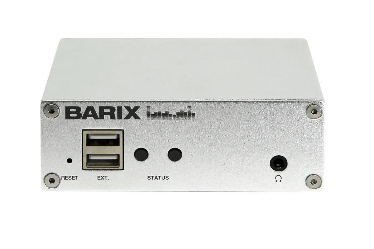 Barix Multicoder M400: transporte de audio profesional por Internet con baja latencia