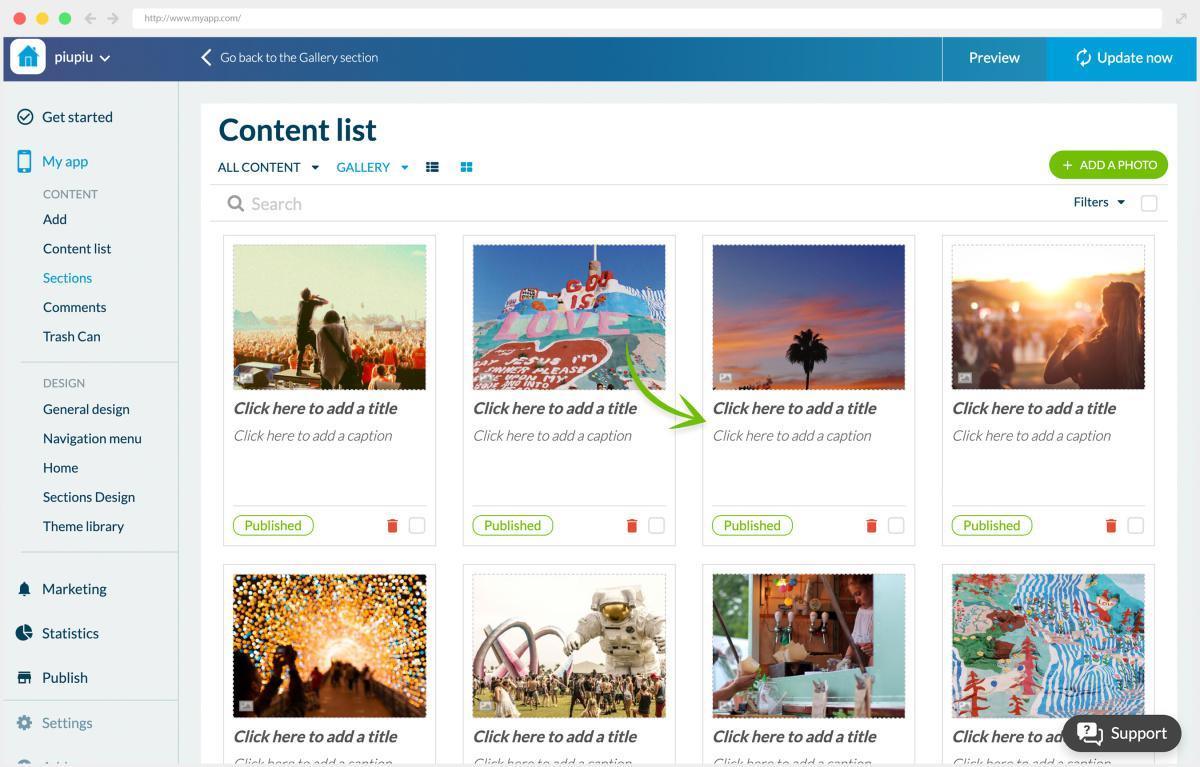 How to use the gallery? How to use the gallery?