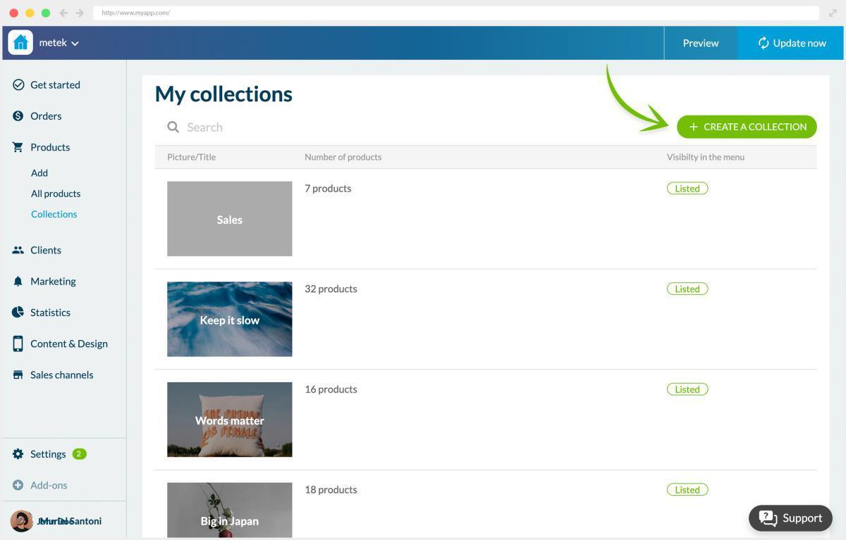 How to create a collection?