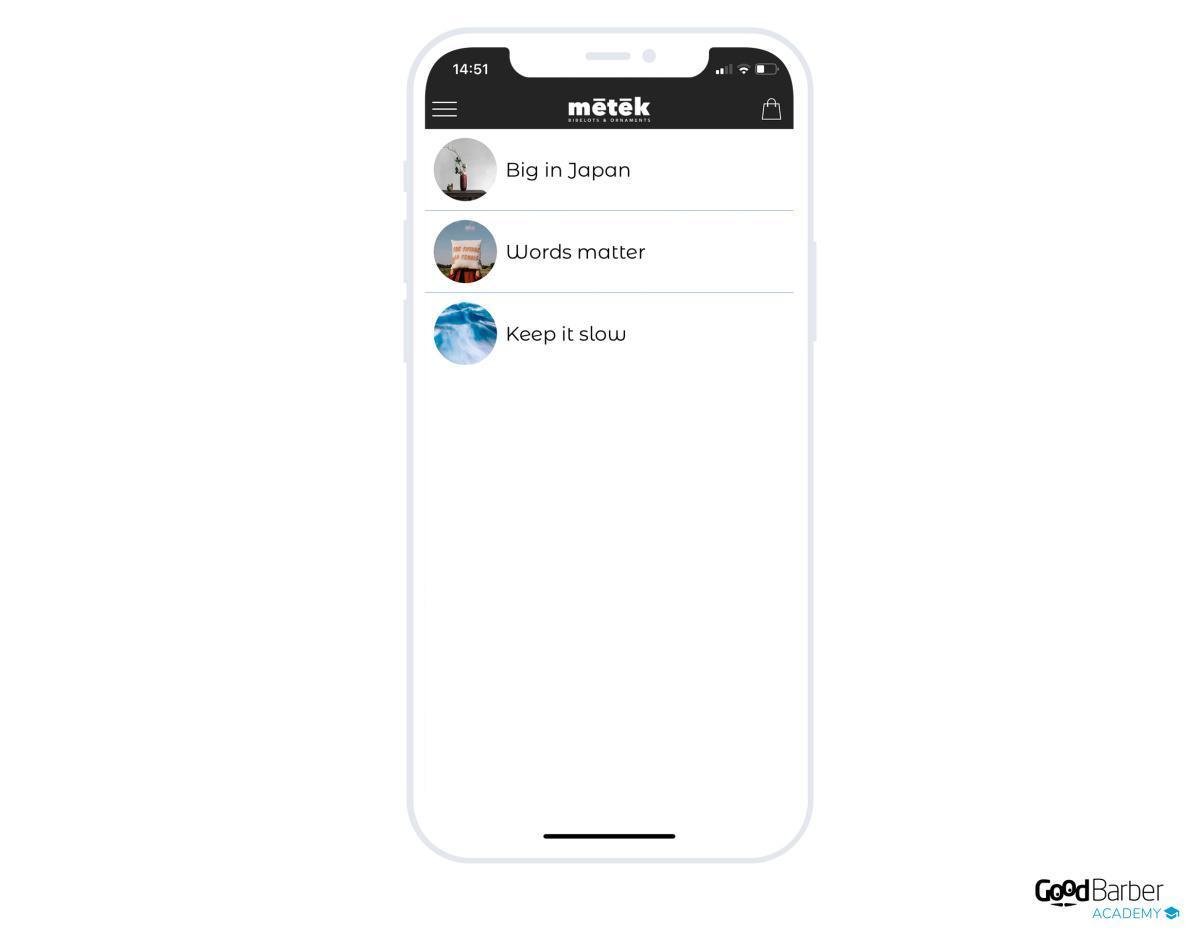 How to create a collection list?