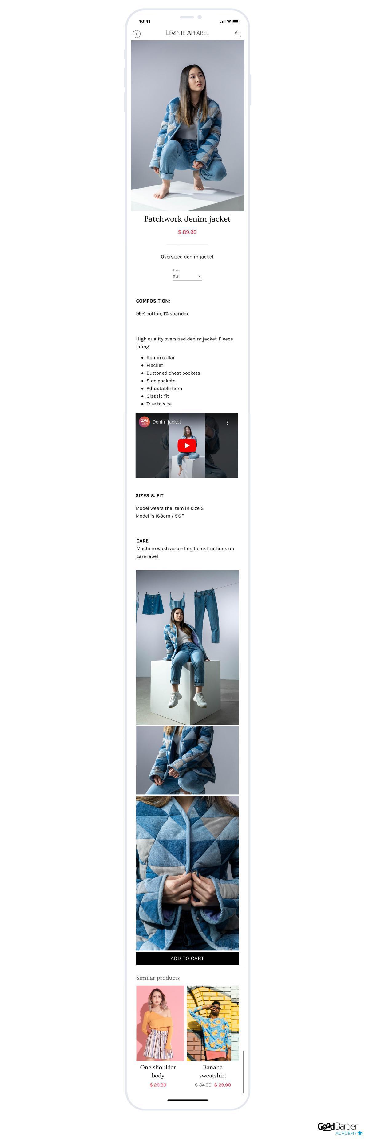 Definition of a product page Definition of a product page