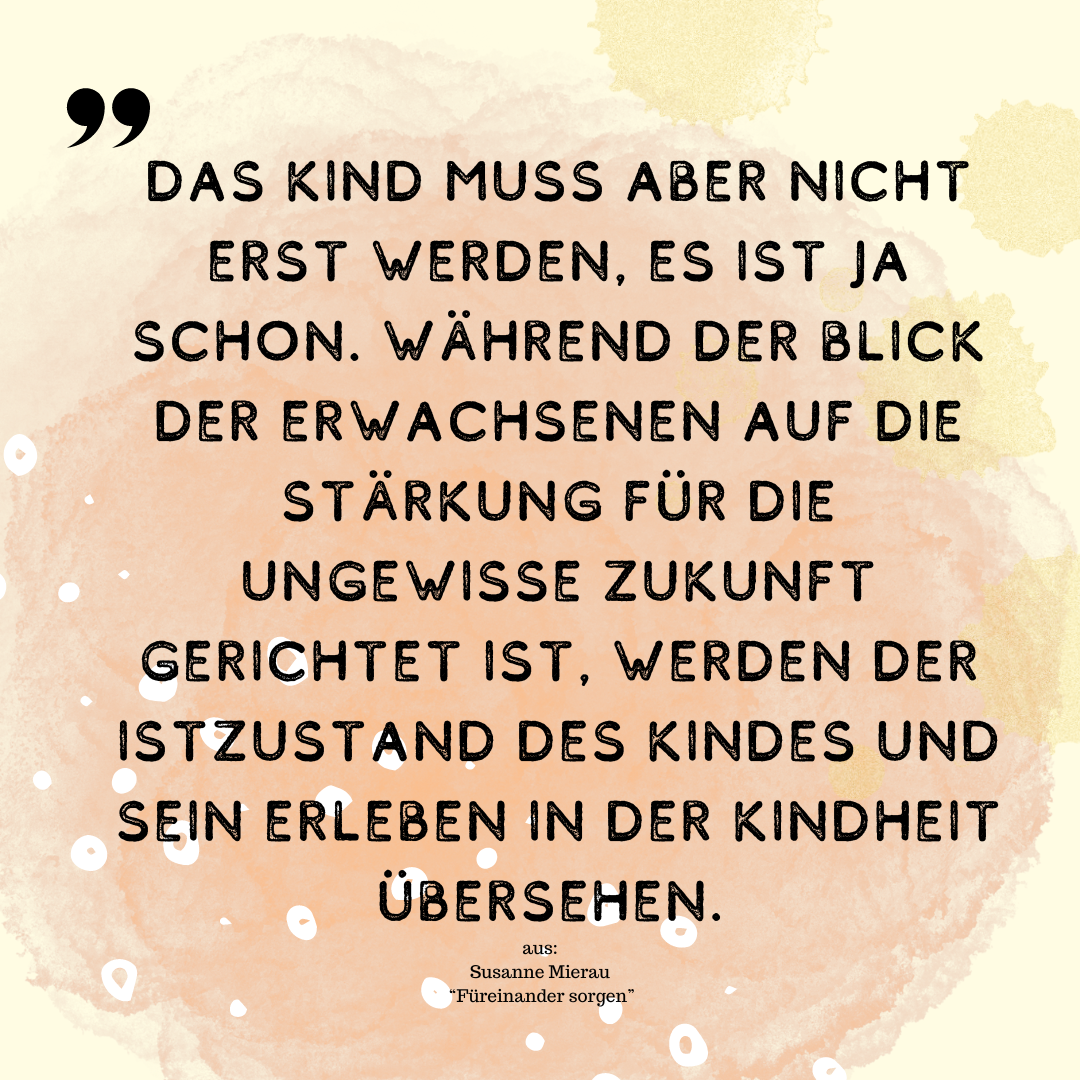 Dein Kind ist JETZT