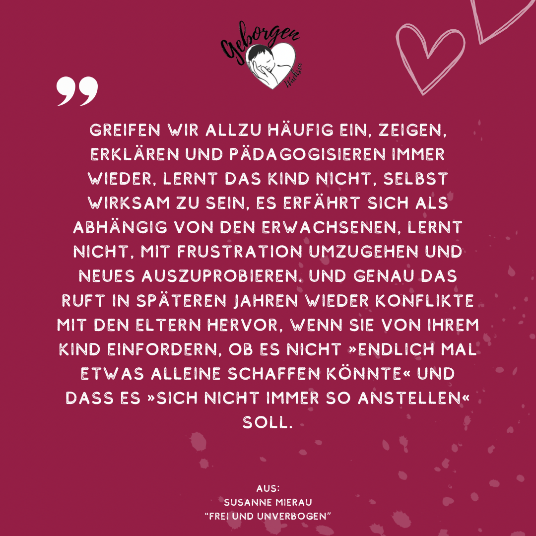 Selbstwirksamkeit ermöglichen
