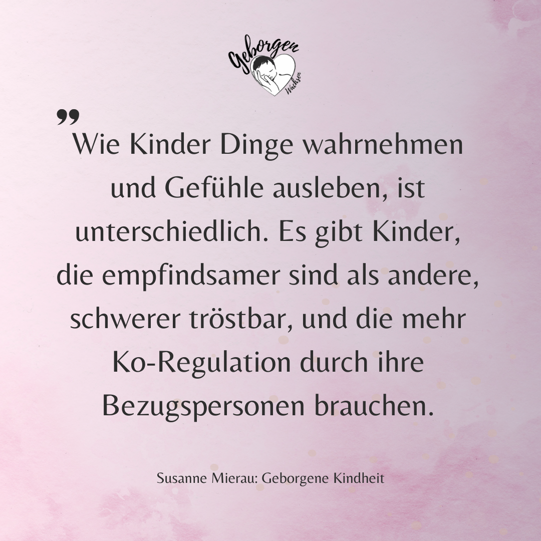 Kinder sind unterschiedlich