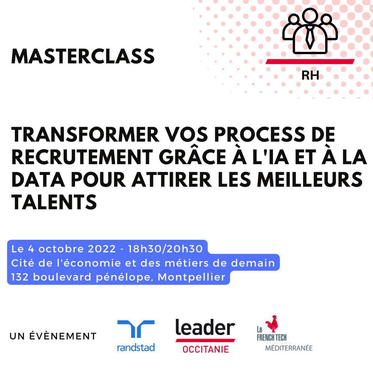 Evenement - Masterclass : IA & Data aux services du recrutement 