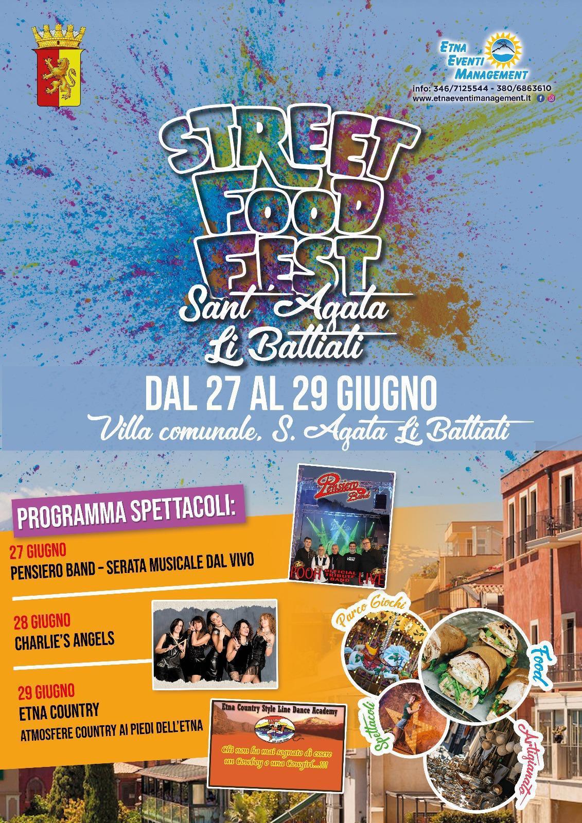 Street Food Fest - Charlie's Angels (inizio ore 18.00)