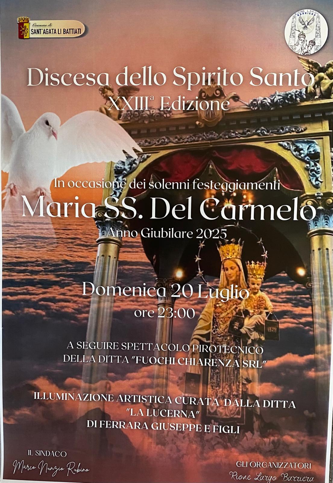 Discesa dello Spirito Santo - XXIIIª Edizione (inizio ore 23:00)