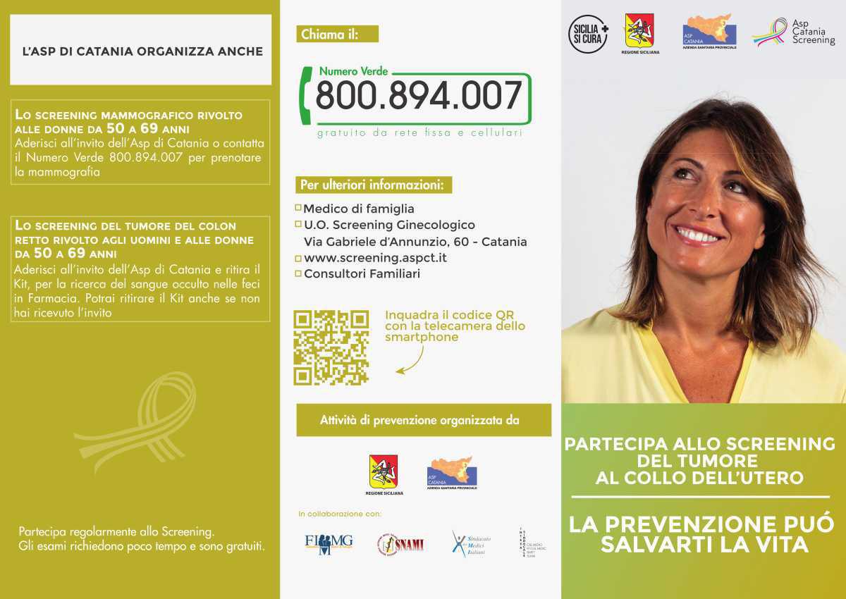 Partecipa allo Screening del Tumore al Collo dell'Utero - La Prevenzione può Salvarti la Vita (intera giornata)