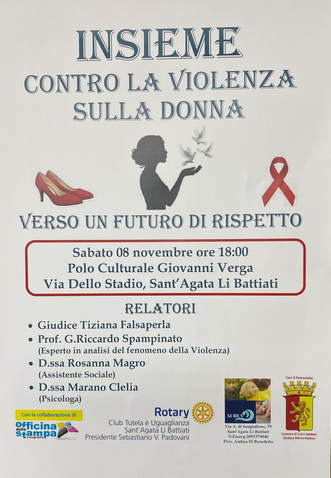 Insieme Contro la Violenza sulla Donna - verso un futuro di rispetto (inizio ore 18:00)