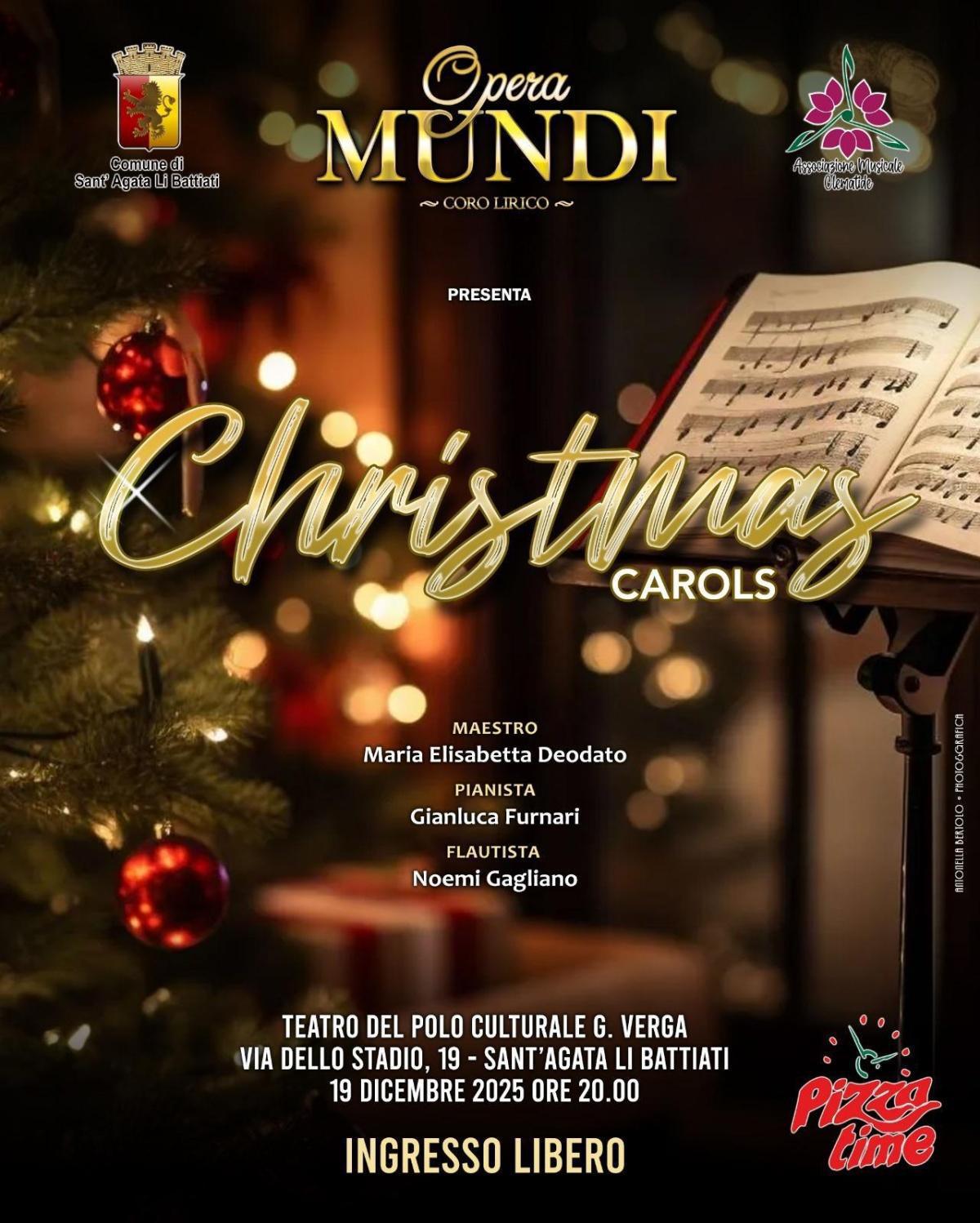 Opera Mundi Coro Lirico presenta Christmas Carols (inizio ore 20:00)