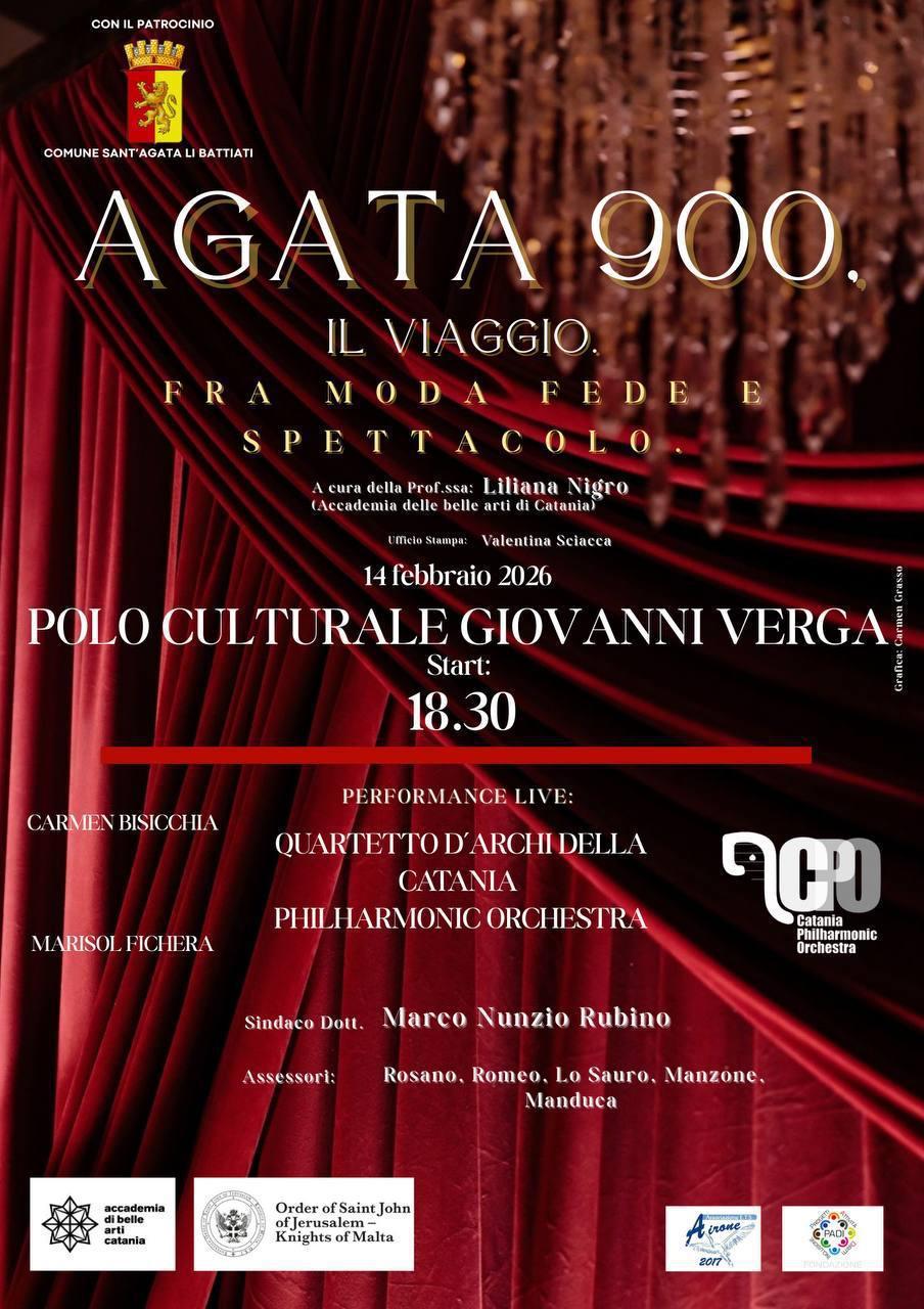 Agata 900, Il Viaggio. Fra Moda Fede e Spettacolo (start h. 18:30)