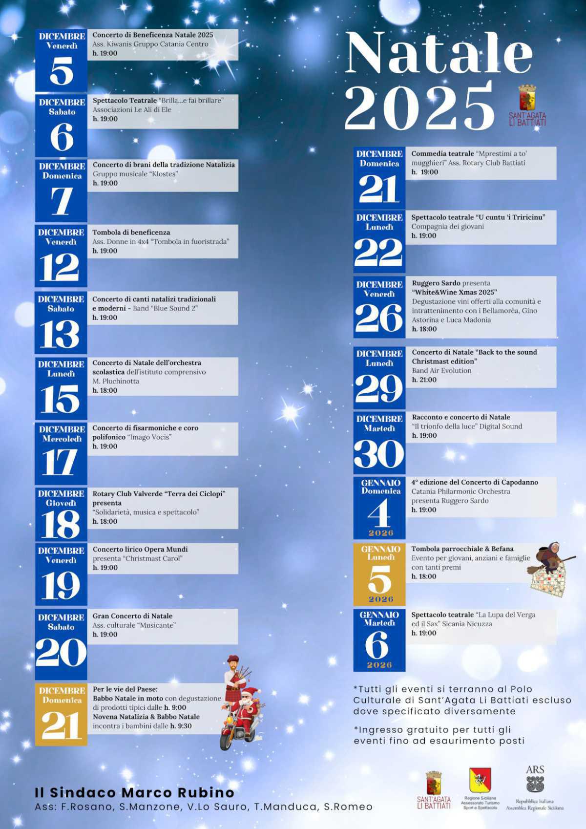 Ruggero Sardo presenta "White&Wine Xmas 2025" (start h. 18:00)