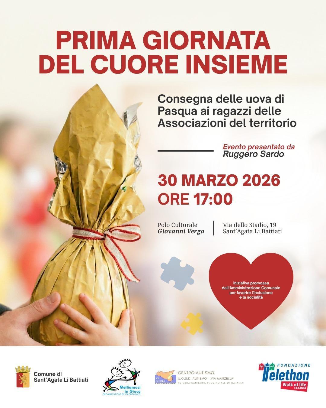 Prima Giornata del Cuore Insieme (inizio ore 17.00)
